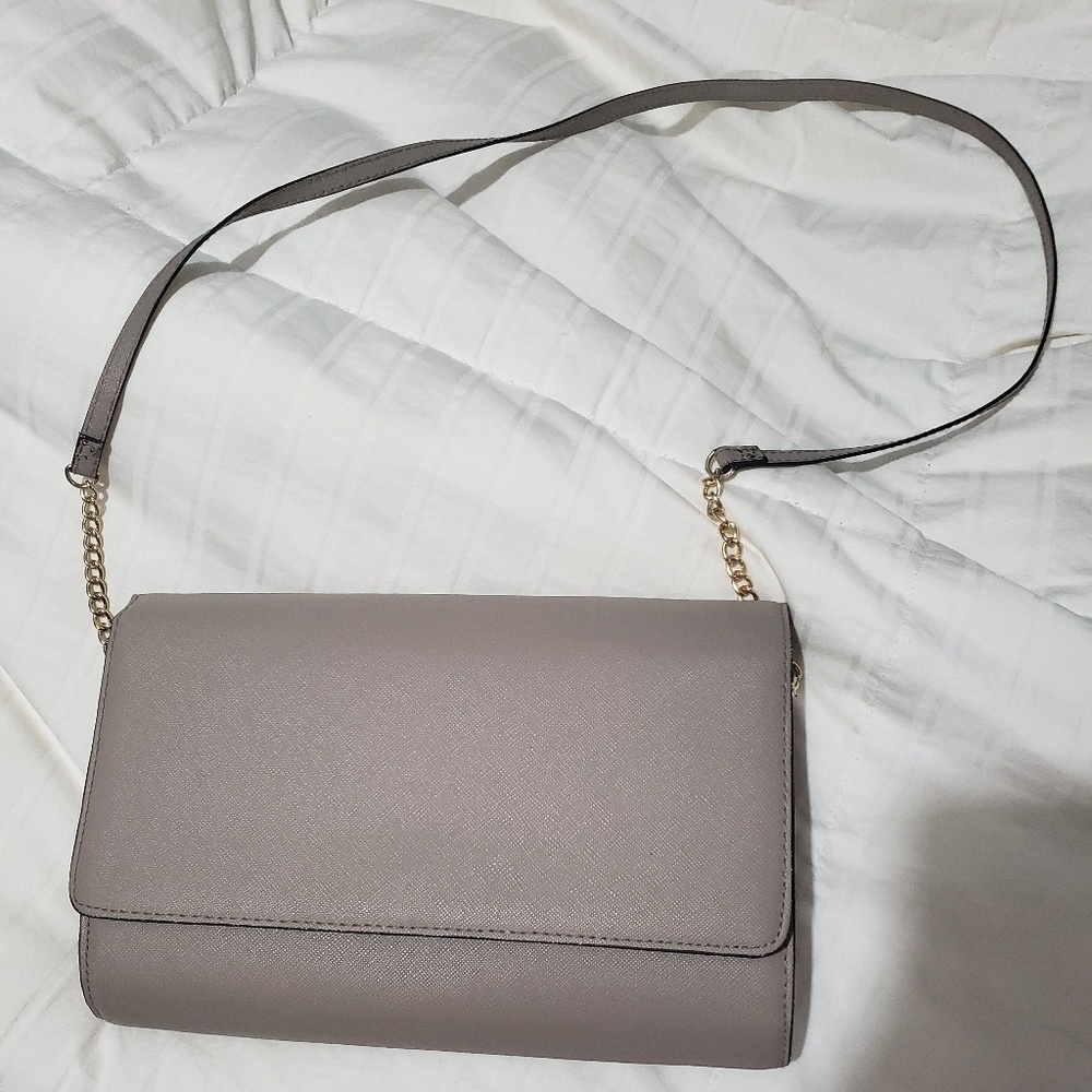 Grey H&M purse/clutch